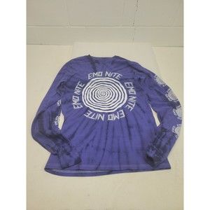Brendan Donnelly Emo Night Purple long-sleeve Cotton Shirt Size Small